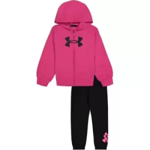 Image of Under Armour Zip Set Junior Girls - Pink