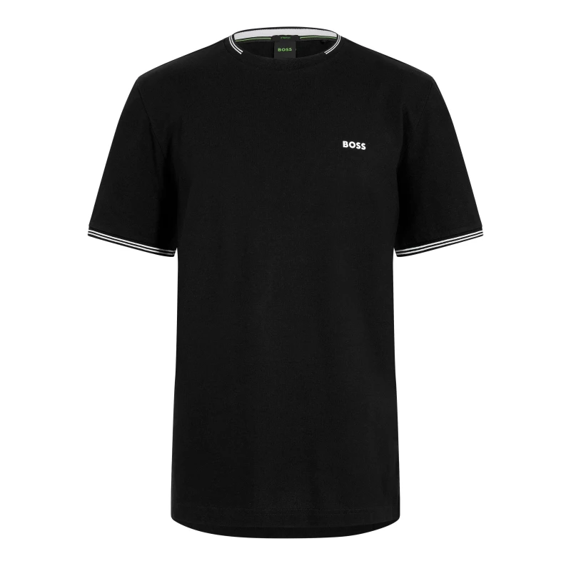 Image of Boss Mens HBG Taul Regular Fit T-Shirt Black male M