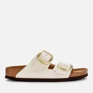 Image of Birkenstock Womens Graceful Arizona Big Buckle Slim Fit Double Strap Sandals - Pearl White - EU 42/UK 8