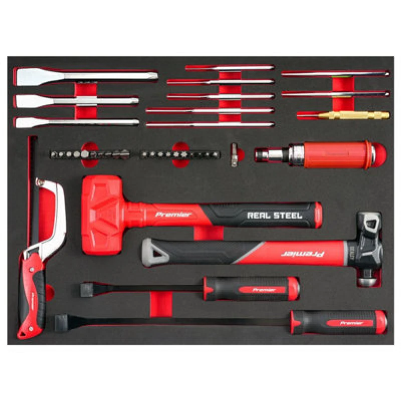 Image of Sealey Premier 39 Piece Chisel, Punch and Pry Bar Set TBT66