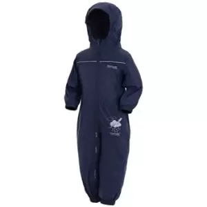 Image of Regatta PUDDLE IV Waterproof PuddleSuit boys's Childrens coat in Blue