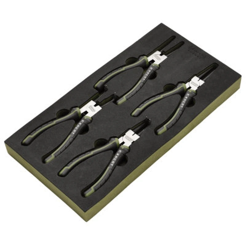 Image of Draper Expert 4 Piece Circlip Pliers Set in Foam Tray 09930
