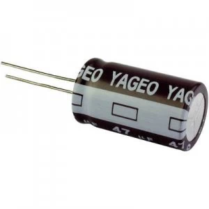 Image of Yageo SE400M0100B7F 1832 Electrolytic capacitor Radial lead 7.5mm 100 400 V 20 x H 18mm x 36mm