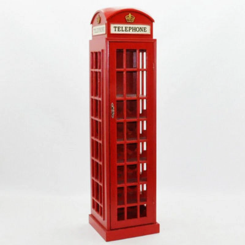 Image of Minster Telephone Wine Cabinet - L50 X W50 X H171 Cm