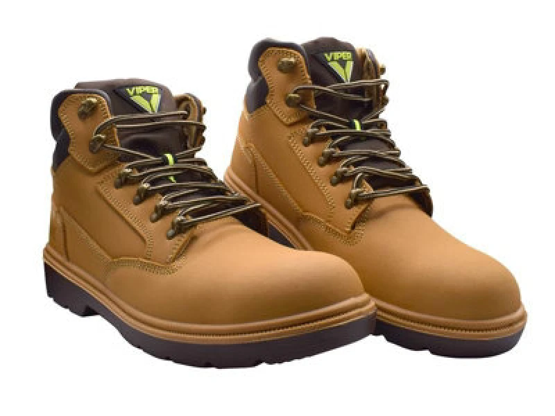 Image of Scan Desert Viper S3 Safety Work Boots Tan Size 5