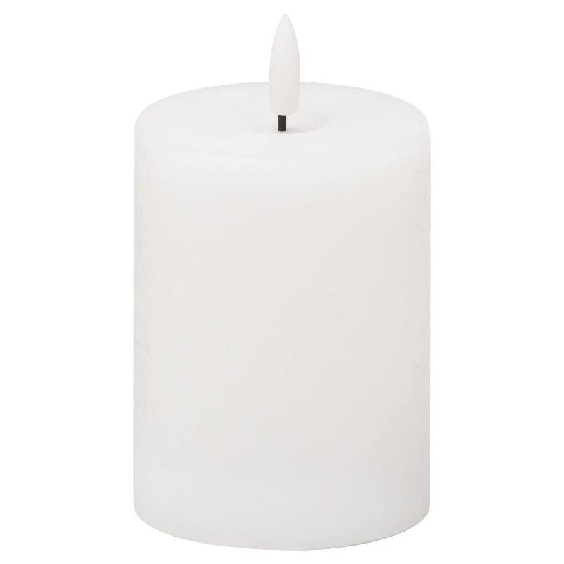 Image of Love Lace Natural Glow 3x4 LED White Candle White