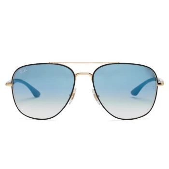 Image of Ray-Ban Black On Arista RB3683 Sunglasses - BLACK