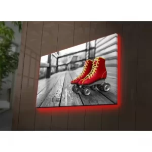 Image of 4570DACT-74 Multicolor Decorative LED Lighted Canvas Painting