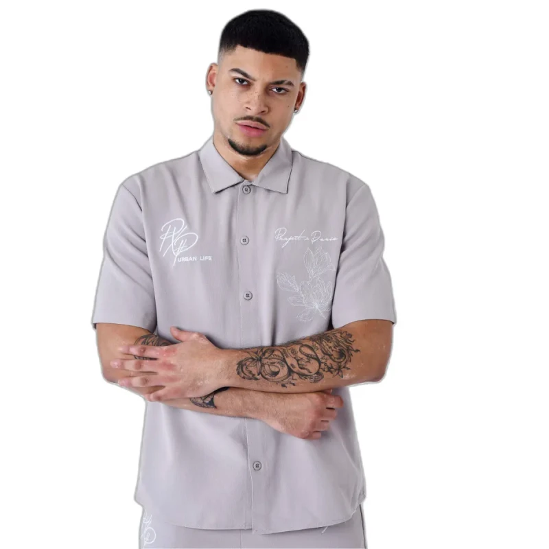 Image of Project X Paris Shirt Project X Paris 2310036 Gris Male XL