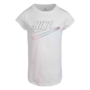 Image of Nike Pearlescent T Shirt Infant Girls - White