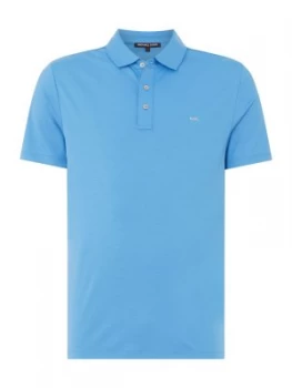 Image of Mens Michael Kors Sleek Polo Blue