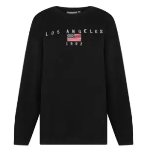 Image of Daisy Street LA Sweatshirt - Black