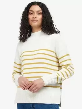 Image of Barbour Coast To Country Shelly Knit - White, Size 10, Women