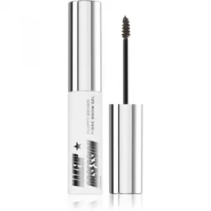 Image of Makeup Obsession Fluffy Brow Setting Gel for Eyebrows Shade Dark Brown 6ml