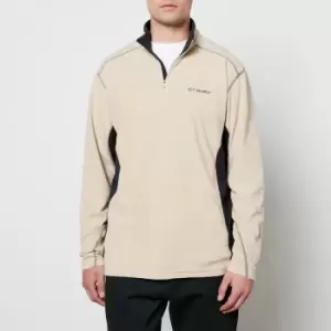 Image of Columbia Mens Klamath Range Ii Half Zip Fleece - Ancient Fossil/Stone - S