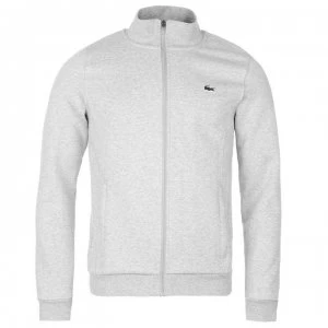 Image of Lacoste Full Zip Funnel Sweatshirt - Grey 9YA