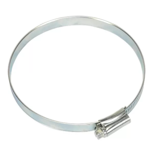Image of Genuine SEALEY SHC5 Hose Clip Zinc Plated Ø90-110mm Pack of 10