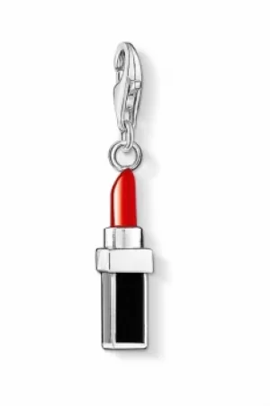 Image of Ladies Thomas Sabo Sterling Silver Charm Club Lipstick Charm 0298-007-10