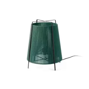 Image of Akane Green Tripod Floor Lamp IP44
