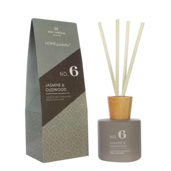 Image of Wax Lyrical HomeScenter Jasmine & Oudwood 180ml Reed Diffuser