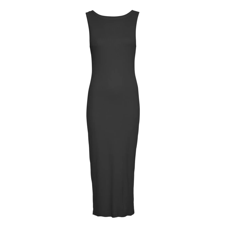 Image of moss copenhagen Wrap dress For Her Moss Copenhagen Didina Rasmi Noir Female S/M
