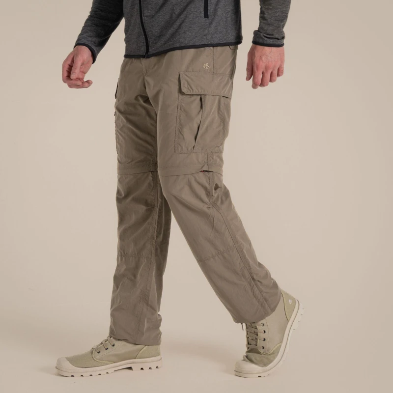 Image of Craghoppers Nosi Life Convertible Cargo Trousers III Pebble male 40R