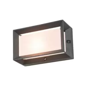 Image of Larissa Tryavna Outdoor Sconce Wall Lamp 1x E27 Graphite IP44