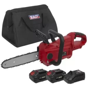 Image of CP20VCHSKIT Cordless Chainsaw 25cm 20V Kit - 2 Batteries - Sealey