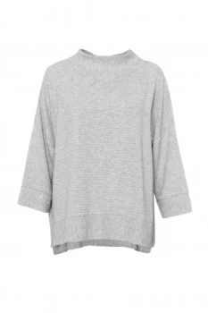 Image of French Connection Sudan Marl Top Dark Grey