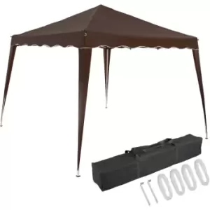 Image of Pavilion 3x3m Gazebo Marquee Awning UV Protection 50+ Water-resistant Foldable Bag Folding Capri Party Tent Garden Patio Festival Pop Up Tent Dark