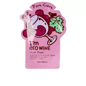 Image of I'M REAL RED WINE face mask sheet 21 gr