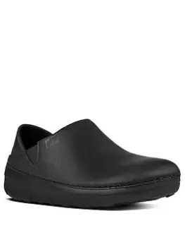Image of FitFlop Superloafer Plimsoll - Black, Size 6, Women
