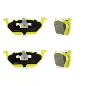 Image of RIDEX PLUS Brake pad set excl. wear warning contact 402B0019P Brake pads,Brake pad set, disc brake VW,AUDI,SKODA,Golf IV Schragheck (1J1),POLO (9N_)