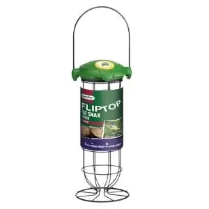 Image of Westland Flip Top Plastic & Steel Fat Ball Bird Feeder