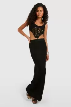 Image of Crochet Maxi Skirt