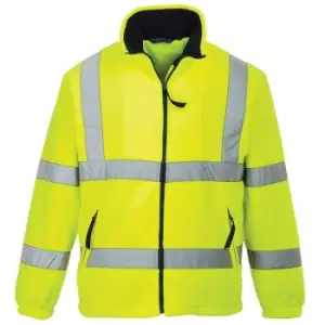 Image of F300YER4XL - sz 4XL Hi-Vis Mesh Lined Fleece - Yellow - Yellow - Portwest