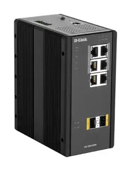Image of D-Link DIS-300G-8PSW Managed L2 Gigabit Ethernet (10/100/1000)...
