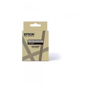 Image of Epson LK-5TWJ White on Matte Clear Tape Cartridge 18mm - C53S672069