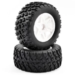 Image of Ftx Comet Desert Buggy Front Mounted Tyre & Wheel White