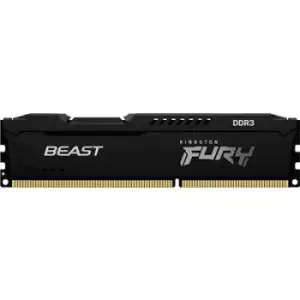 Image of Kingston FURY Beast PC RAM kit DDR3 8GB 2 x 4GB Non-ECC 1600 MHz 240-pin DIMM CL10 KF316C10BBK2/8