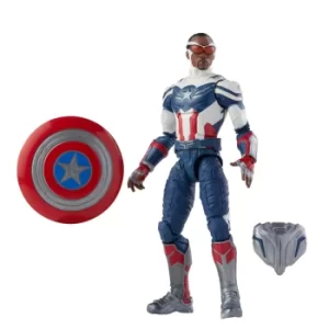Image of Hasbro Marvel Legends Series Avengers 6" Captain America: Sam Wilson Action Figure