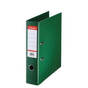 Image of Esselte FSC No. 1 Power Lever Arch File PP Slotted 75mm Spine A4 Green