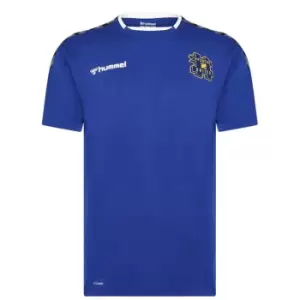 Image of Hummel Hashtag United Training Shirt Mens - Blue