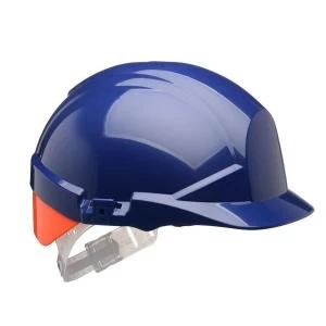 Image of Centurion Reflex Safety Helmet Blue with Orange Rear Flash Blue Ref