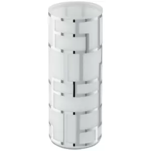 Image of Netlighting Bayman 1 Light Table Lamp Cylindrical Polished Chrome, Glass, E27