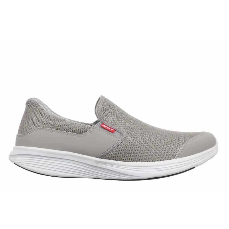 Image of MBT SF Modena III Textile Synthetic Mens Fashion Trainers - Light Grey - Size:UK 9.5
