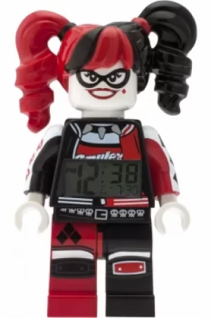 Image of Childrens LEGO Batman Movie Harley Quinn minifigure clock Alarm Watch 9009310