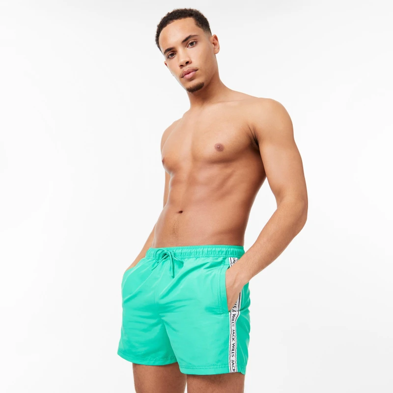 Image of Jack Wills Mid-Length Swim Shorts Swim Shorts XS Green 35098770310