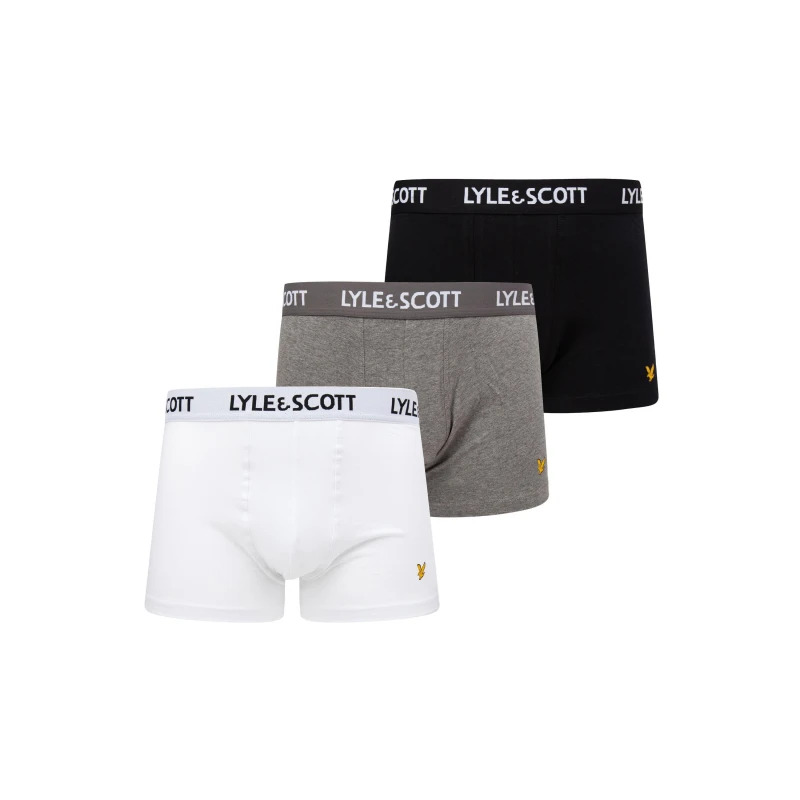 Image of Lyle & Scott Barclay 3 Pack Core Trunk Mixed Multi