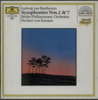 Image of Ludwig Van Beethoven Symphonies Nos. 2 & 7 1986 UK CD album 419050-2